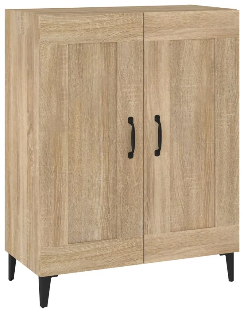 Credenza rovere sonoma 69,5x34x90 cm in legno multistrato