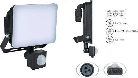 Brilagi - Faretto LED con sensore ELARA PRO LED/20W/230V IP65