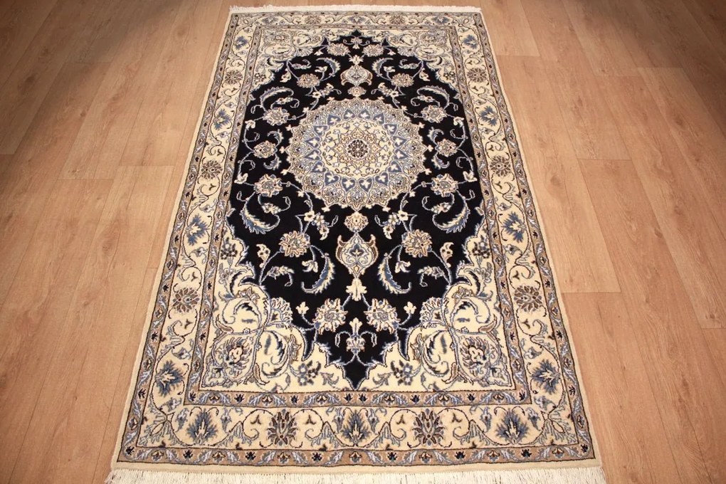 Nain Tappeto persiano 210x120 (Iran) Annodato A Mano