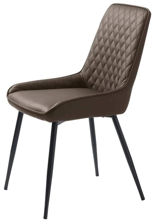Sedia da pranzo marrone scuro Milton - Unique Furniture