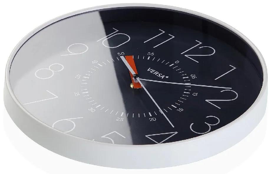 Orologio da Parete Cucina Plastica (4,3 x 30,5 x 30,5 cm) - Bianco