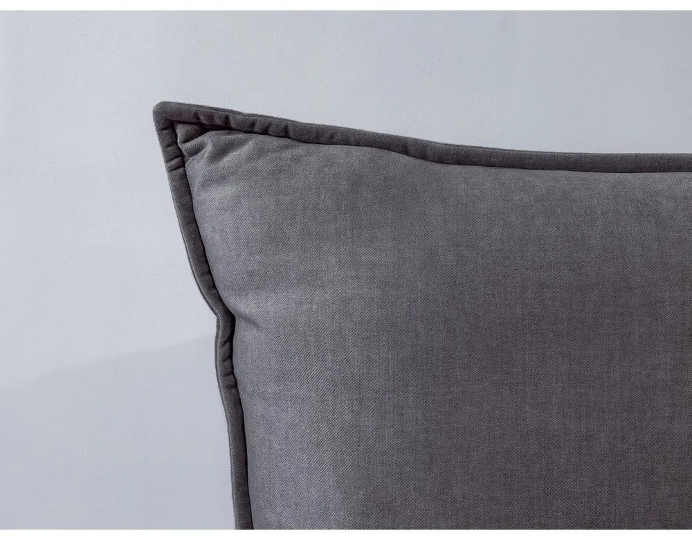 Letto matrimoniale imbottito grigio scuro con contenitore con griglia 160x200 cm Jade - Bobochic Paris