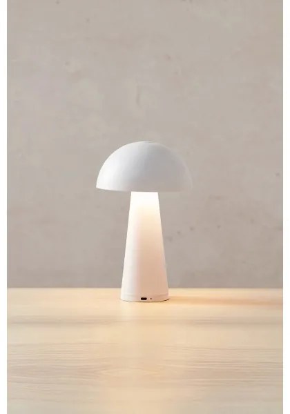 Markslöjd 108656 - Lampada LED dimmerabile ricaricabile FUNGI LED/1,5W/5V IP44 bianco