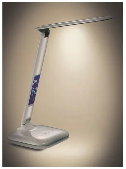 Solight WO43 - Lampada LED da tavolo dimmerabile con display LED/6W/230V