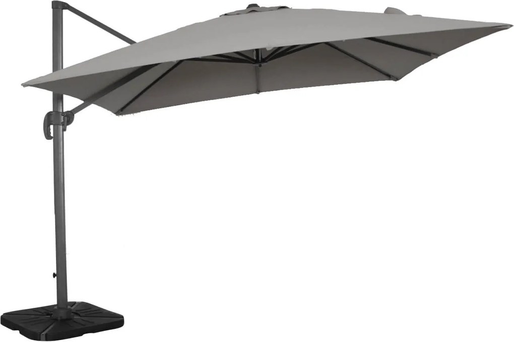 BACTRUS - ombrellone da giardino decentrato 3 x 4 m