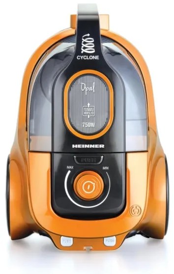 Heinner HVC-V750OR - Aspirapolvere senza sacco 750W/230V arancione
