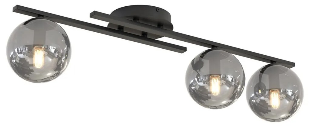 Lampada da soffitto in acciaio KAIRO 3 da interno 3xE14