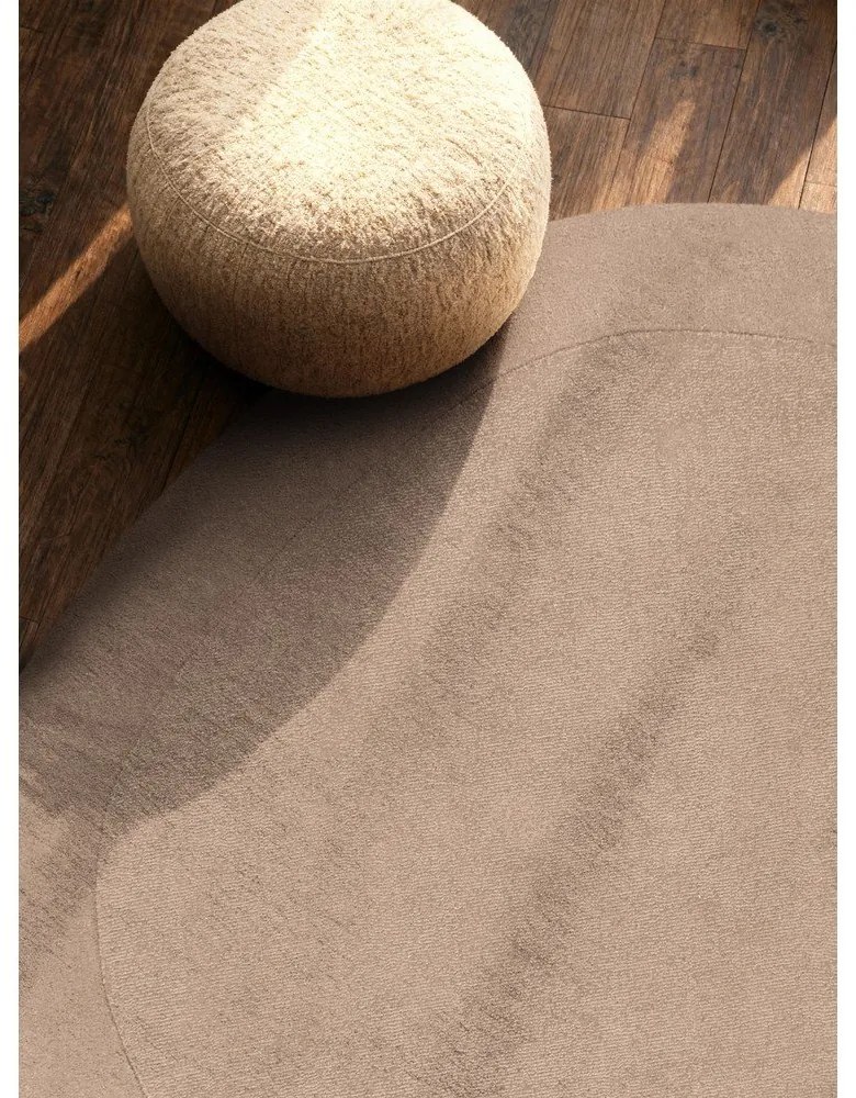 Tappeto rotondo beige in misto lana tessuto a mano ø 160 cm Kari Organic – Villeroy&amp;Boch