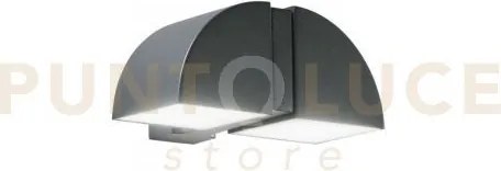 Applique led idem orientabile antracite 8w 840lm 4000k ip44 20,2x9x...