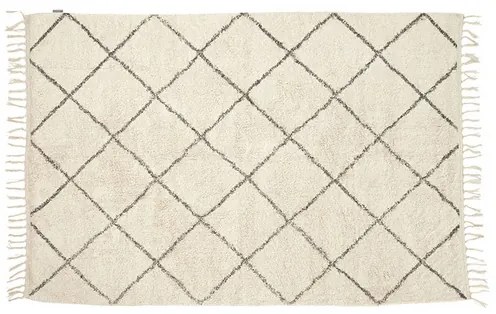 Rhomb Rug 120x180 Off-White - Hübsch