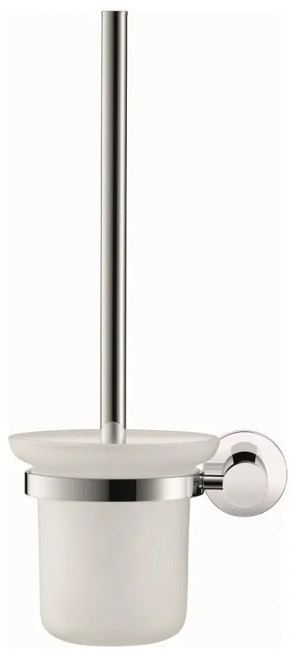 Duravit 99271000 - Scopino WC da parete D-CODE, finitura cromo lucido