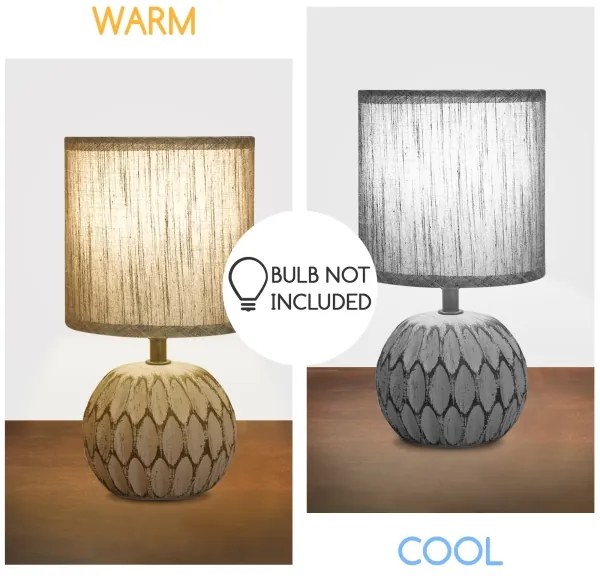 Aigostar - Lampada da tavolo 1xE14/40W/230V grigio