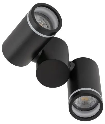 Faretto JET SET 2xGU10/10W/230V nero