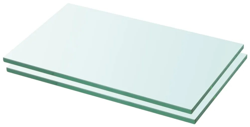 Mensole İn Vetro Trasparente 2 Pz 30x12cm /