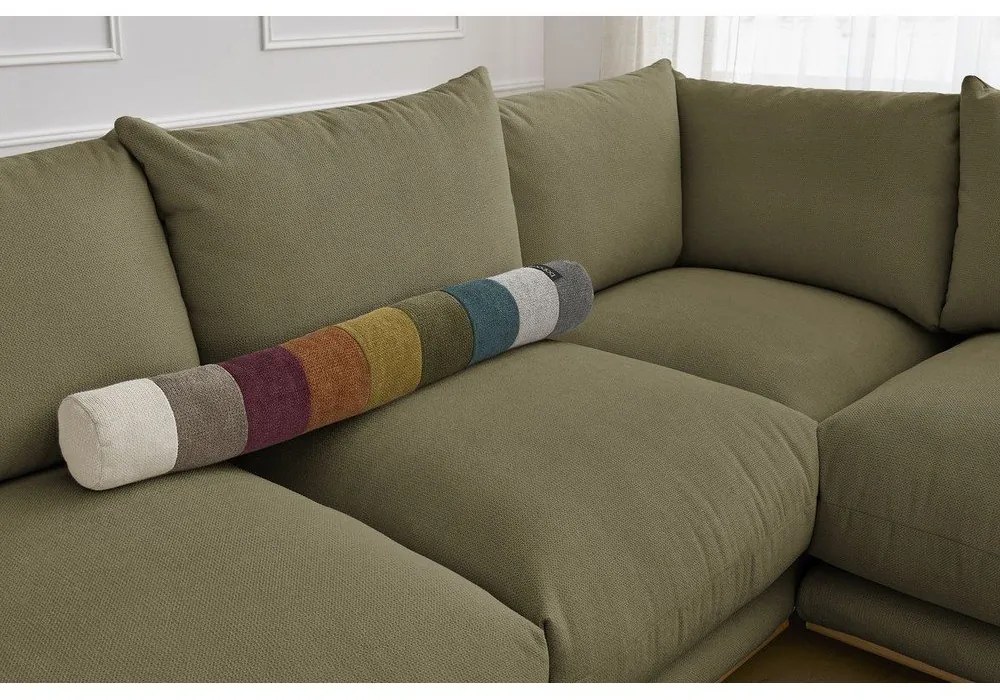 Divano angolare in verde chiaro Ernest – Bobochic Paris