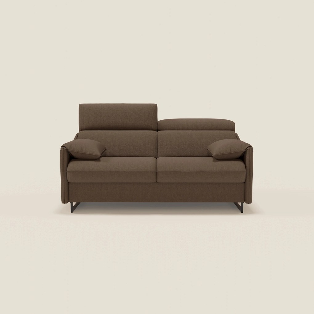 Violetta divano letto materasso H18 cm - poggiatesta reclinabili e braccioli mobili in tessuto impermeabile T13