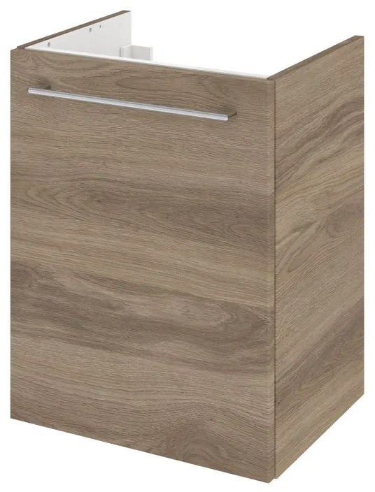 Mobile da bagno sotto lavabo Remix rovere naturale opaco L 45 x H 58 x P 33 cm 1 anta, lavabo non incluso