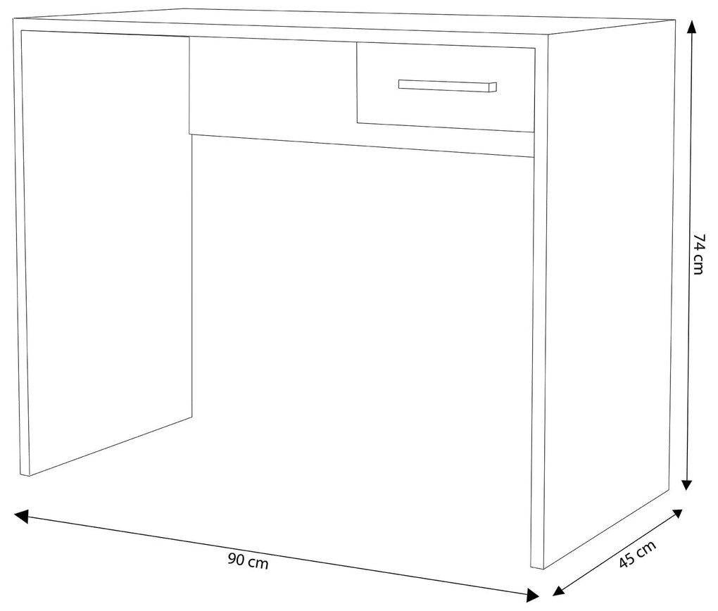DIOCLEZIANO - scrivania con cassetto