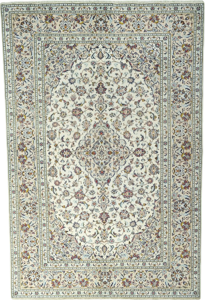 Kashan Tappeto persiano 300x200 Beige (Iran) Annodato A Mano