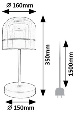 Rabalux 74037 - Lampada da tavolo LED dimmerabile XELIRA LED/13W/230V 3000/4000/6000K