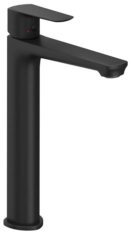 Ravak X070478 - Miscelatore per lavabo LIFE 28 cm nero