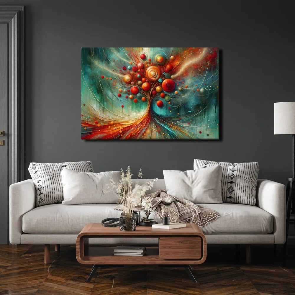 Quadro su tela – Albero della vita colorato