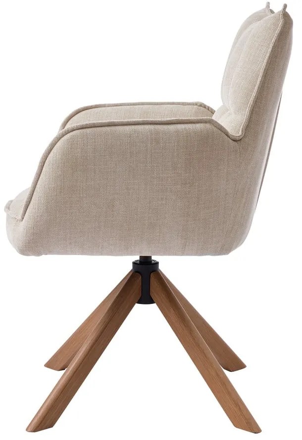 Set di sedie da pranzo color crema in imbottito 2 pz Marilla – Unique Furniture