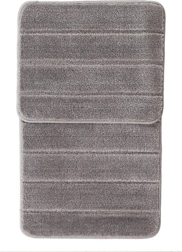 Set di tappetini per il bagno grigi 2 pz 50x80 cm Yeni Cizgli – Foutastic
