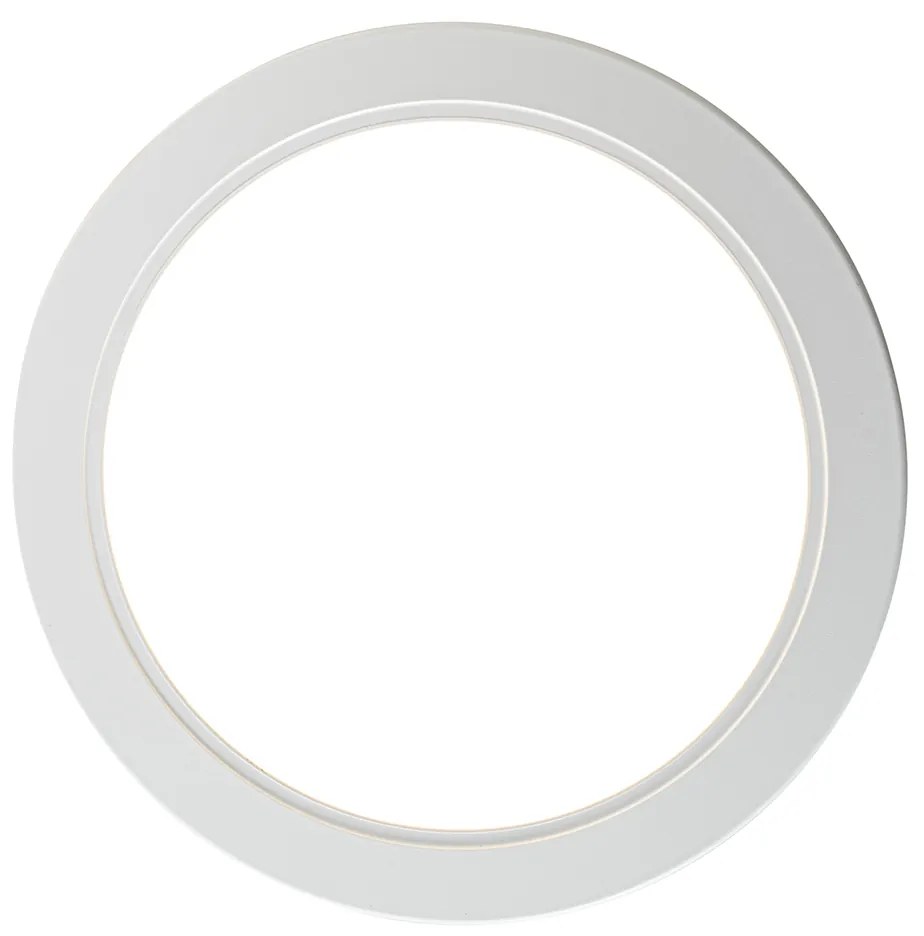 Set di 6 faretti incasso bianchi 17 cm con LED Kelvin regolabile - Stephanie