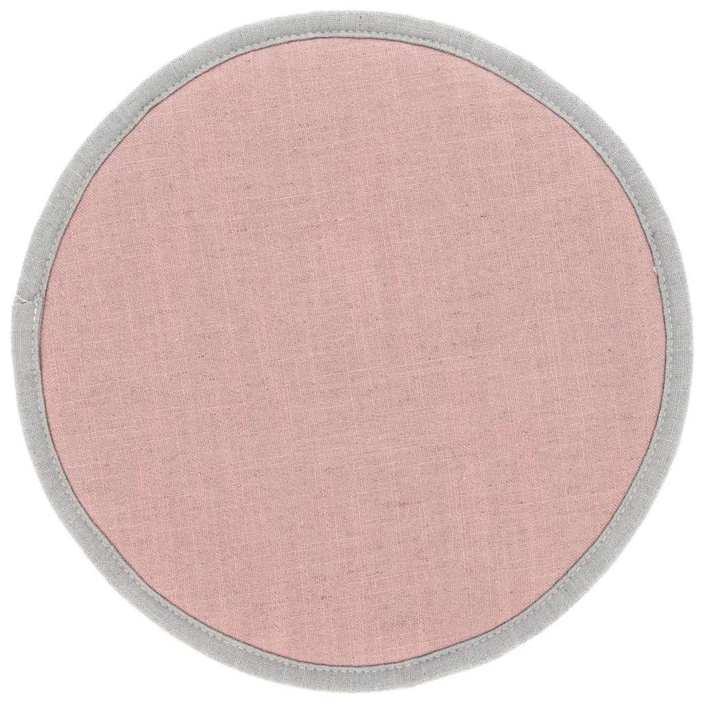 Kave Home - Cuscino rotondo per sedia Prisca rosa Ã˜ 35 cm