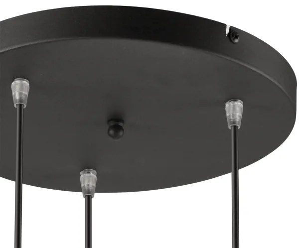 Lampadario a sospensione DANIELLE 3xE27/60W/230V su cavo