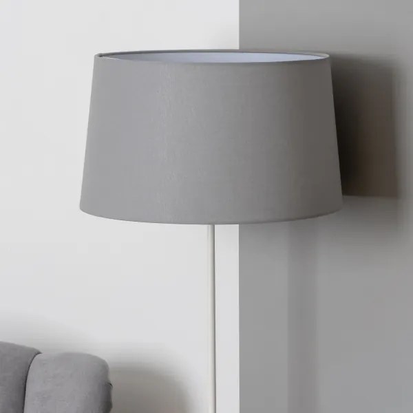 Brilagi - Lampada da terra LED CERIA 1xE27/40W/230V Ø 45 cm grigio/bianco