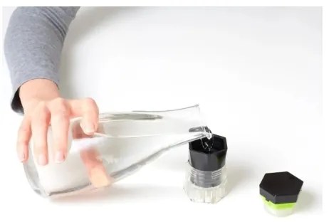 Vitility - Dispenser e taglierina 5-in-1 per pillole, nero