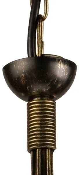 Lampadario a sospensione con catena DONATO 6xE14/40W/230V