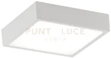 Plafoniera led klio bianca quadrata 22w 3000lm 4000k 16,7x16,7x5,05cm