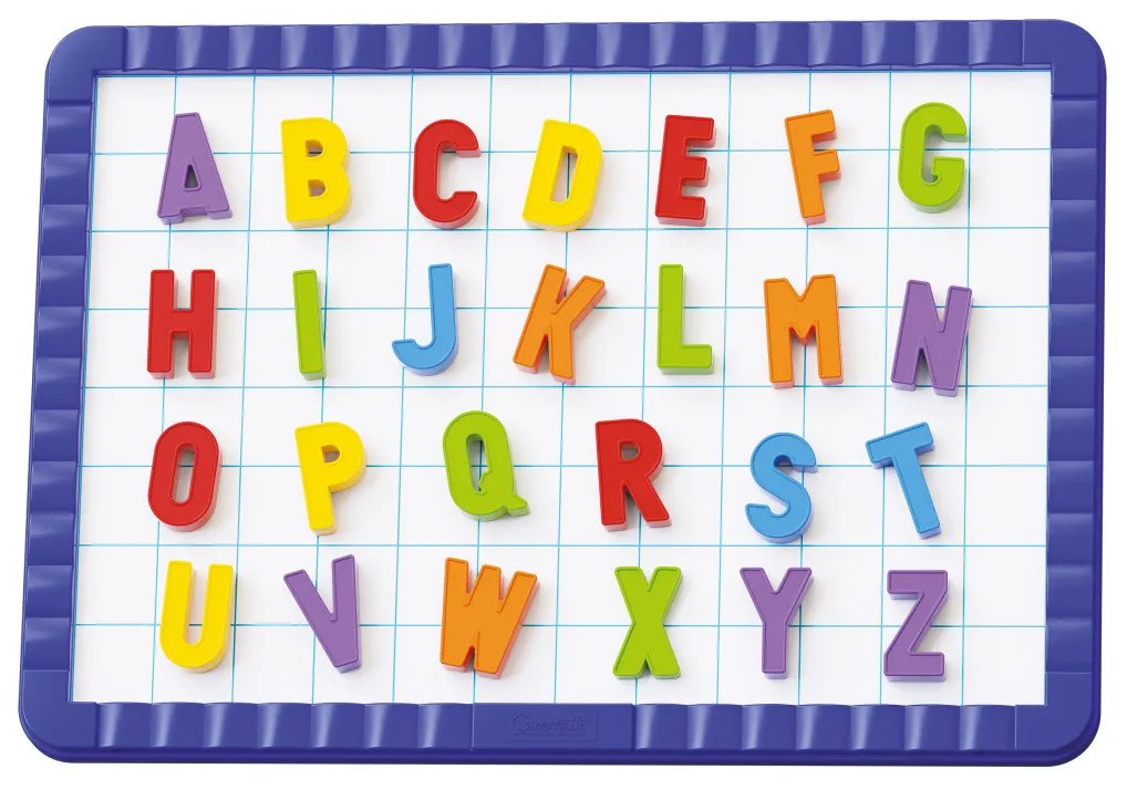 Magnetino Letters Starter Set - Lavagna con lettere magnetiche - 48 magneti