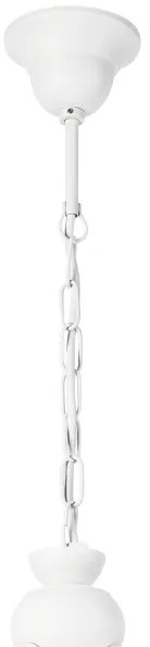 Lampadario a sospensione con catena RETRO II 3xE27/60W/230V bianco