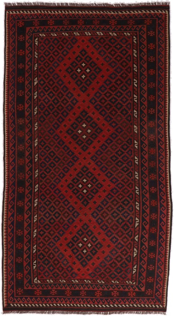 Kilim Tappeto 140x260 (Pakistan) Tessuto A Mano