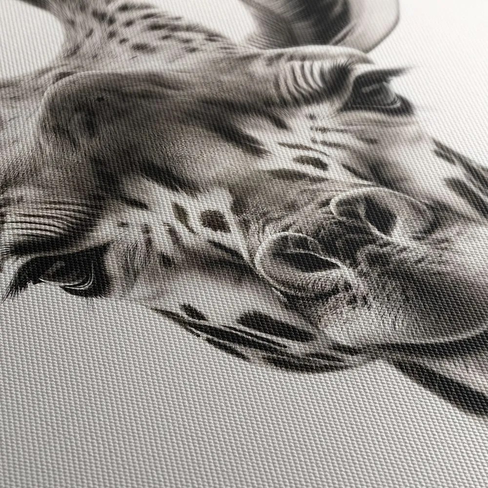 Quadro su tela – Sguardo della giraffa