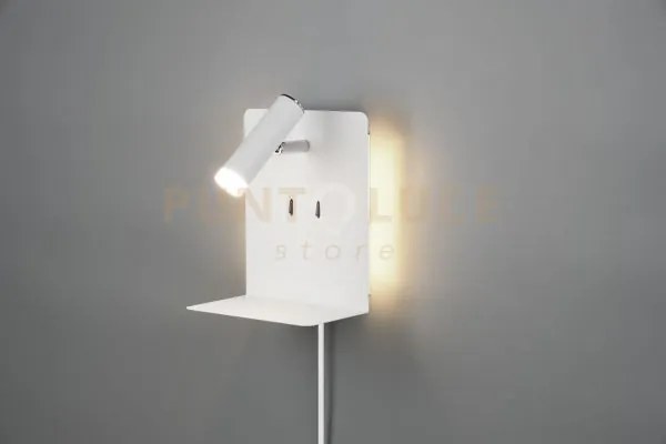 Element applique led 3w 220lm, 3000k- 1,5w  150lm, 3000k metallo bi...