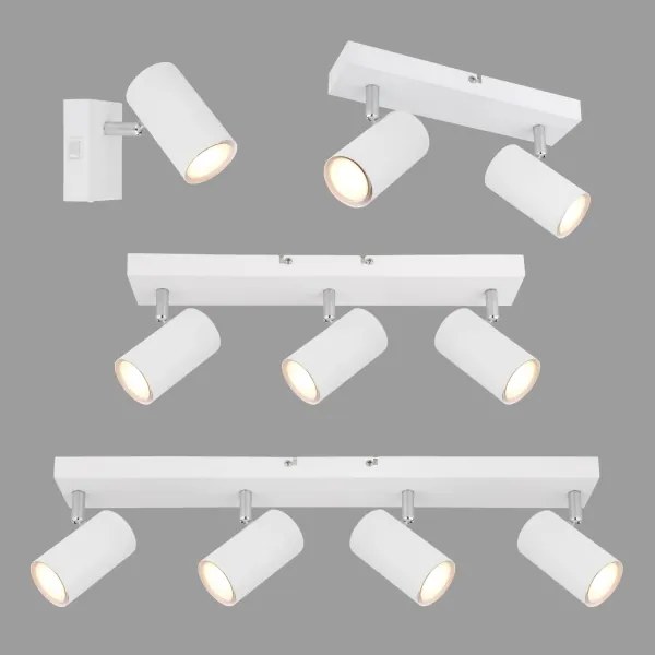 Globo 57911-2W - Faretto ROBBY 2xGU10/35W/230V bianco