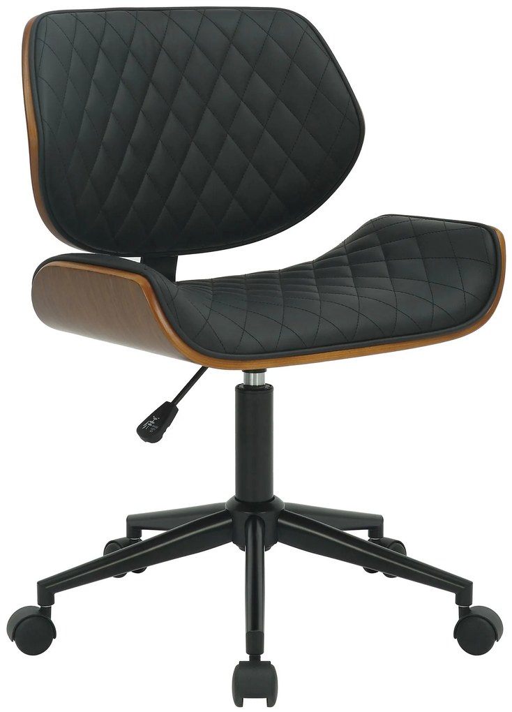 Sedia Ufficio Harvest Kunstleder: Comfort E Design Per La Tua Routine Lavorativa / Walnuss/schwarz