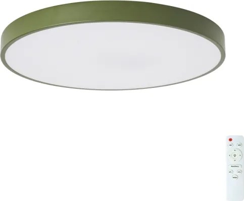 Brilagi - Plafoniera LED dimmerabile POOL LED/60W/230V 3000-6000K 60 cm verde + telecomando