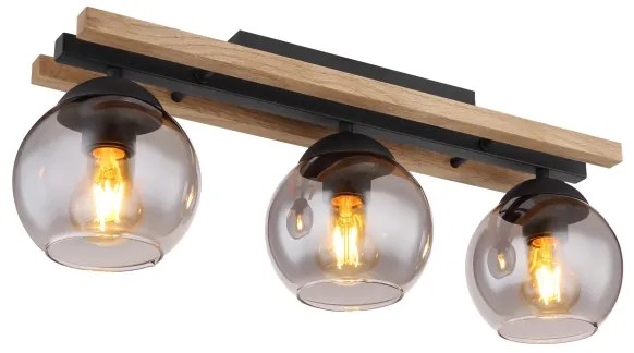 Globo 15569-3DW - Lampadario a plafone CONNI 3xE27/25W/230V