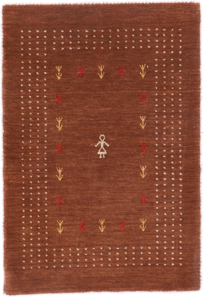 Tappeto orientale 90x60 (Indian) Annodato A Mano