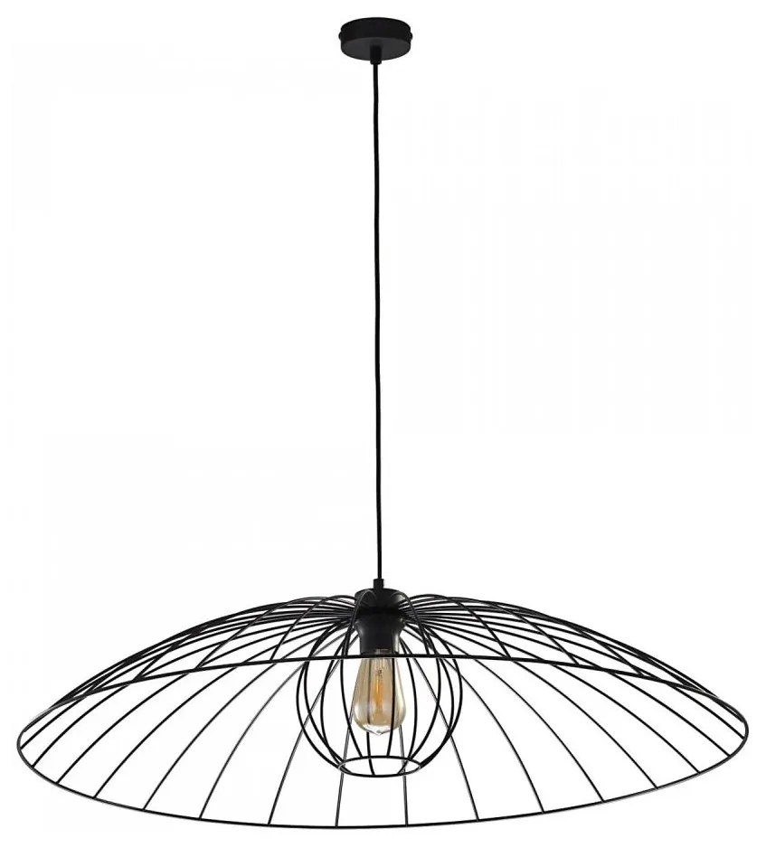Lampadario a sospensione con filo BARBELLA 1xE27/60W/230V diametro 80 cm