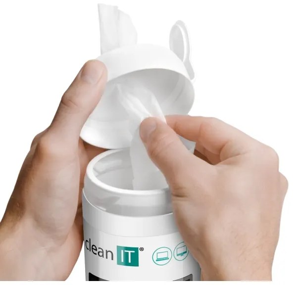CLEAN IT CL-141 - Panni umidi per la pulizia dello schermo 100 pz.