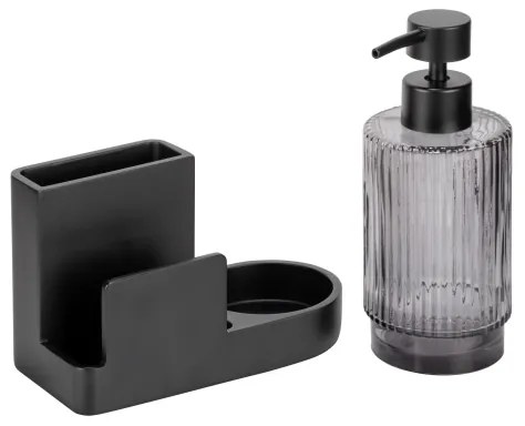 WENKO 54654100 - Organizer PINA 16x17 cm nero