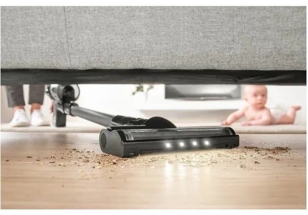 Sencor - Aspirapolvere a batteria 2in1 250W/2200 mAh nero