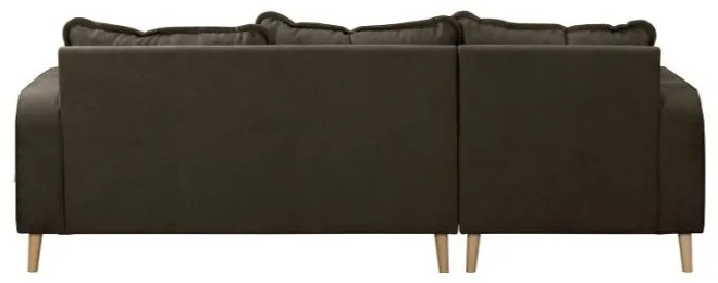 Divano angolare marrone (angolo sinistro) Beata - Ropez